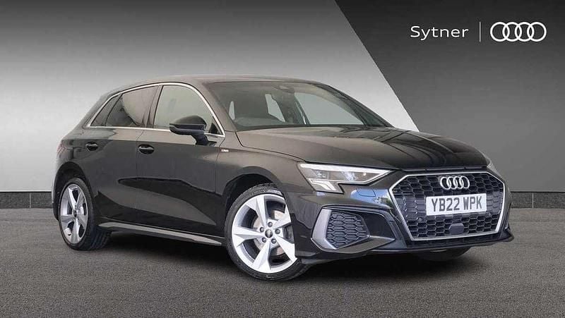 Black Used 2022 Audi A3 S-Line Hatchback | £21,500 (Fair price) - Image 1/4