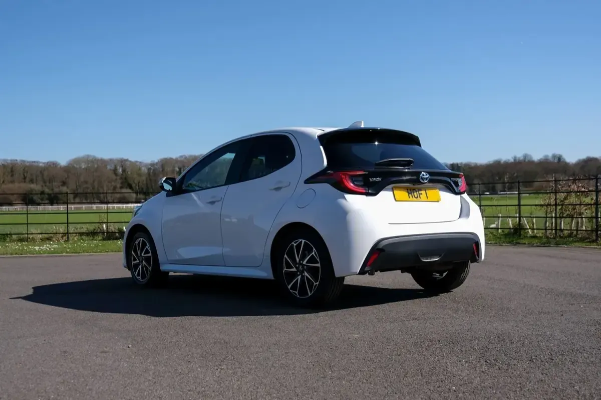Used Toyota Yaris Design 2023 White Hatchback