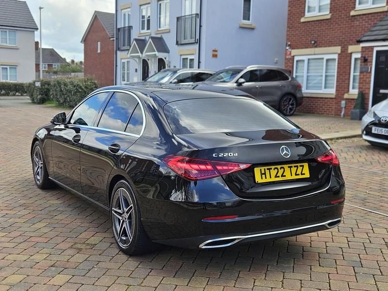 Used Mercedes C220 2022 Black Sedan