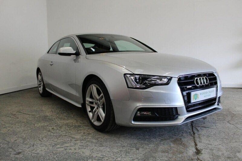 Silver Used 2013 Audi A5 S-Line Coupe | £8,995 (Fair price) - Image 1/3