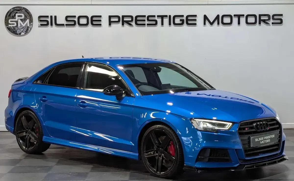 Used Audi S3 Black Edition 2019 Blue Sedan