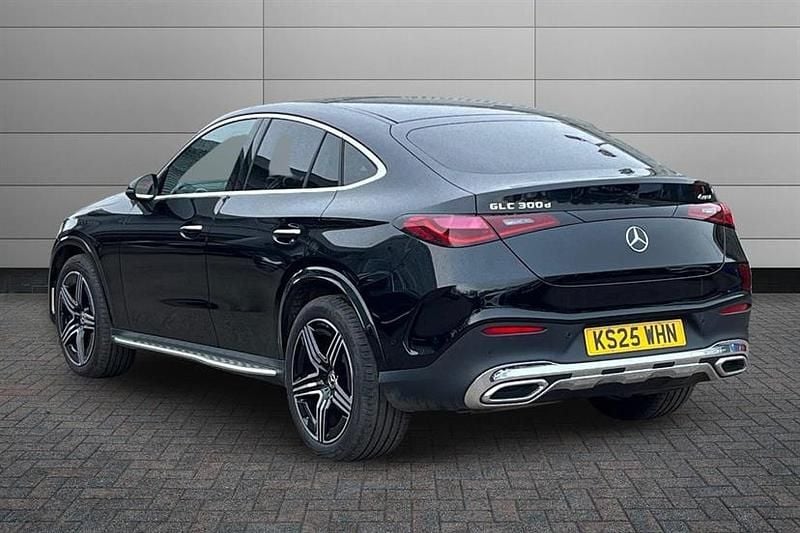 Used Mercedes GLC300 AMG Line Premium 269 HP (197 kW) 2025 Obsidian black Coupe