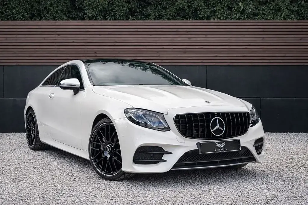 Used Mercedes E220 AMG Line Premium Plus 2020 White Coupe