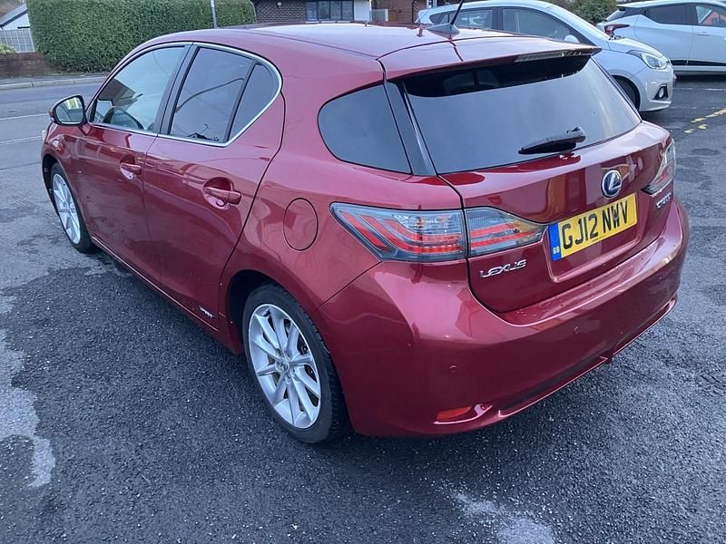 Used Lexus CT200h 2012 Red Hatchback