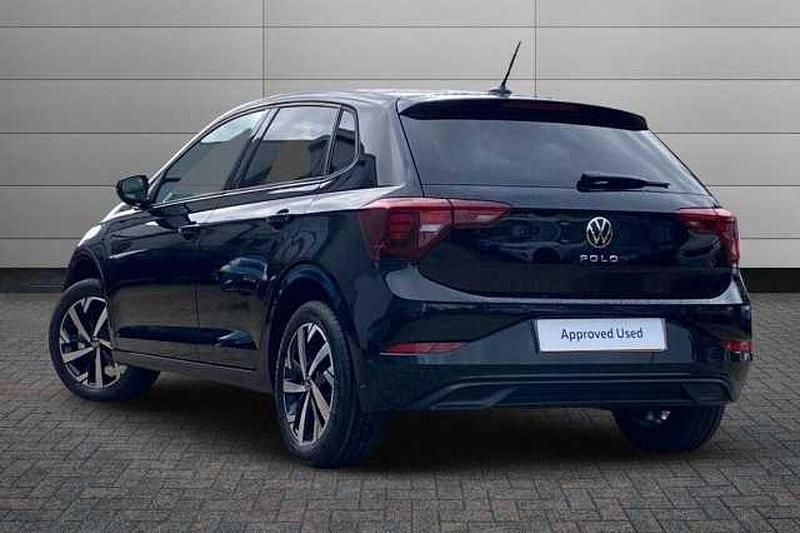 Used VW Polo Match 95 HP (69 kW) 2025 Black Hatchback