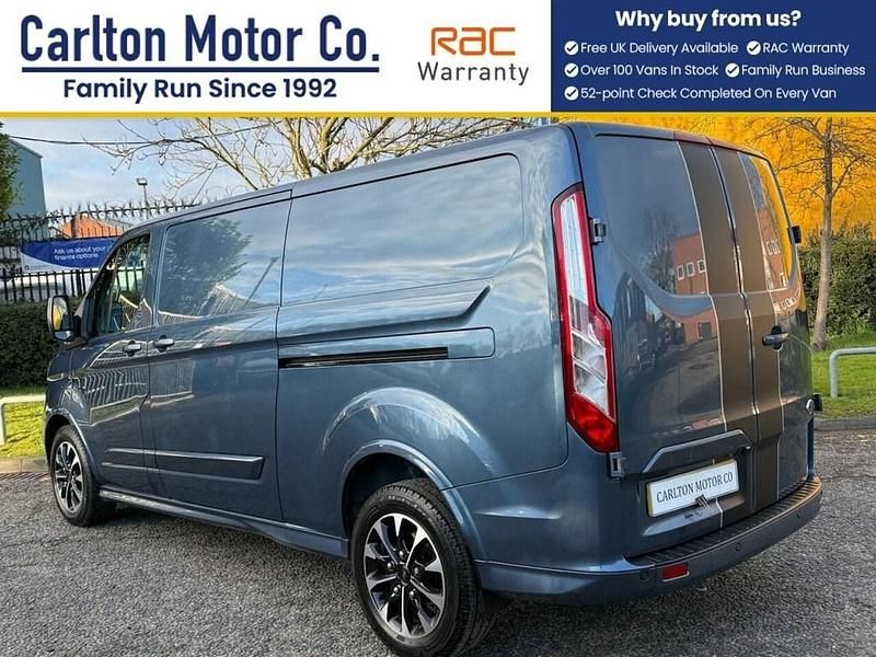 Used Ford Transit Custom Sport 185 HP (136 kW) 2021 Blue Van