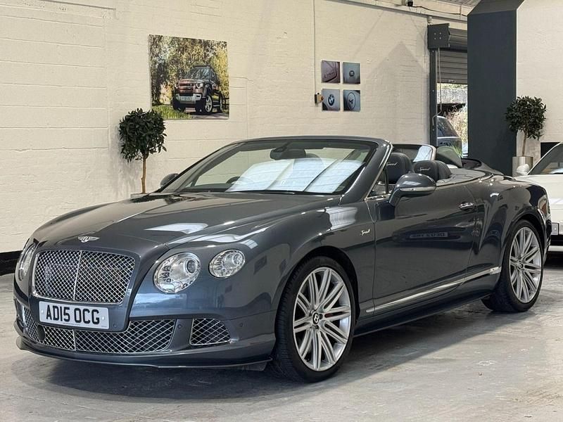 Used Bentley Continental GT Convertible 625 HP (459 kW) 2015 Grey Cabriolet