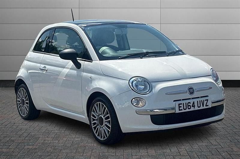 Bossa nova white Used 2014 Fiat 500 Hatchback | £4,490 (Good price) - Image 1/2