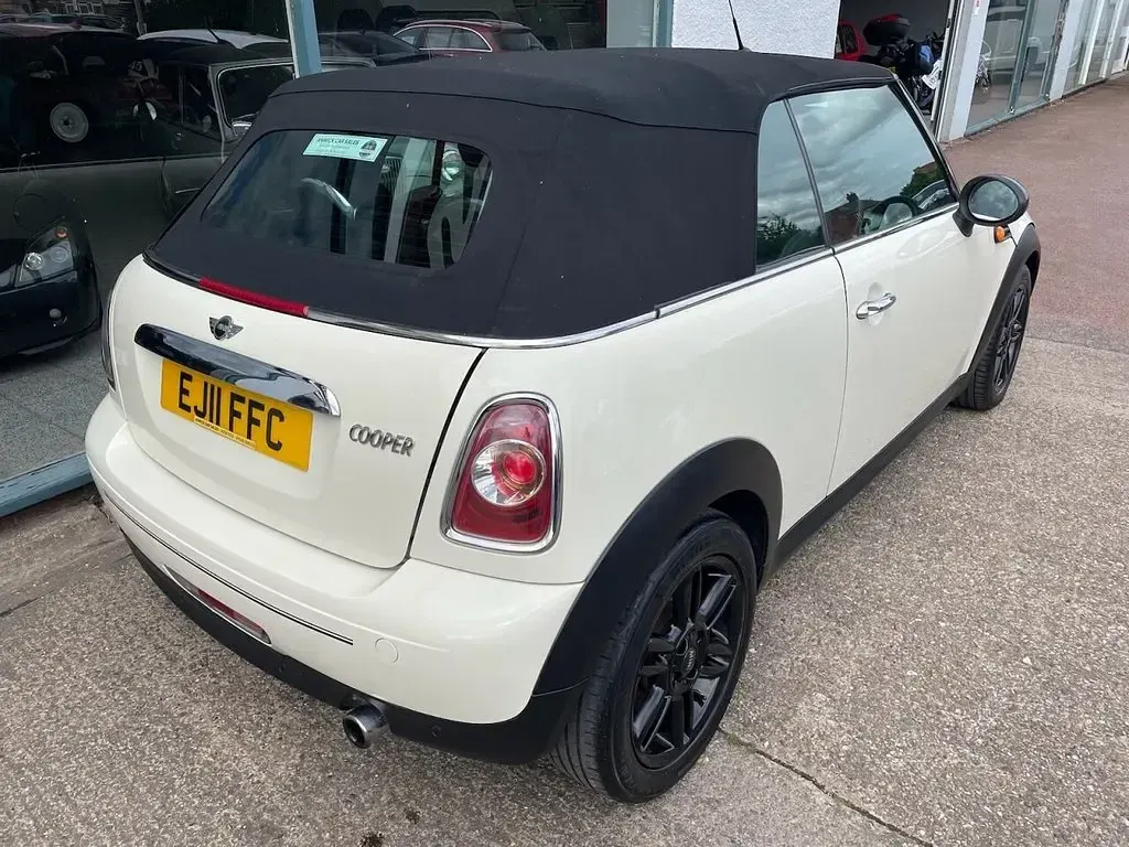 Used Mini Cooper Cabriolet 2011 White Cabriolet