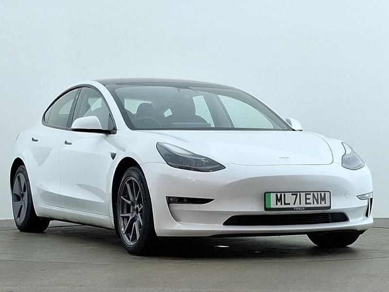 Used Tesla Model 3 Long Range AWD 11 kW (15 HP) 2021 White Sedan