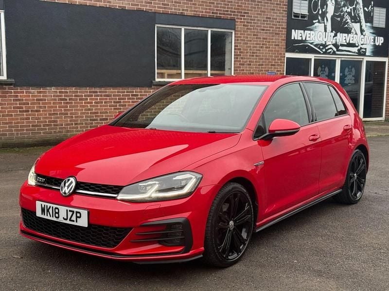 Used VW Golf VII GTD 184 HP (135 kW) 2018 Red Hatchback