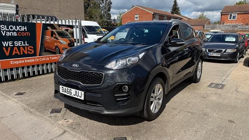Begagnad Kia Sportage 115 HK (84 kW) 2017 Svart SUV