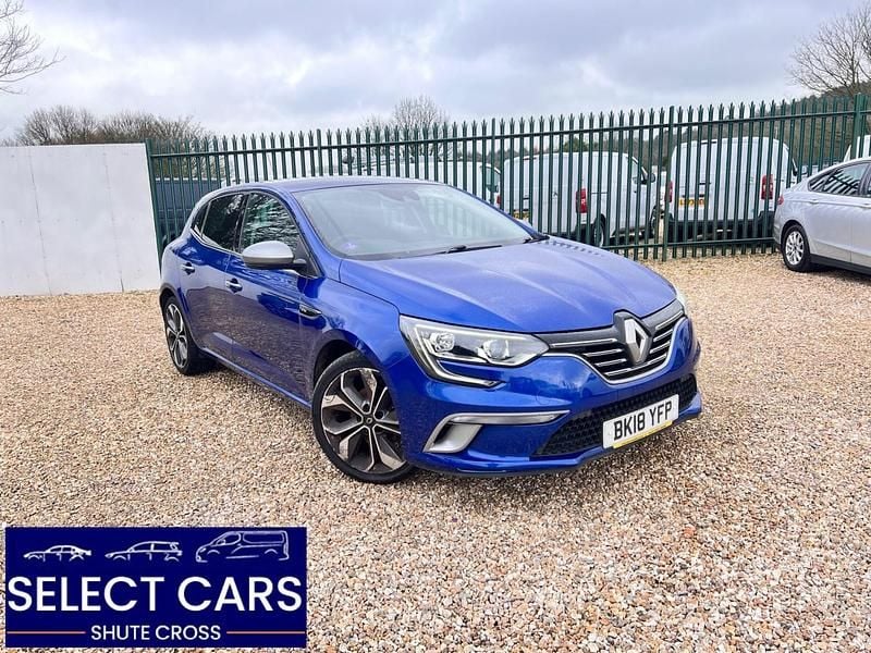 Used Renault Mégane GT Line GT-Line 130 HP (95 kW) 2018 Blue Hatchback