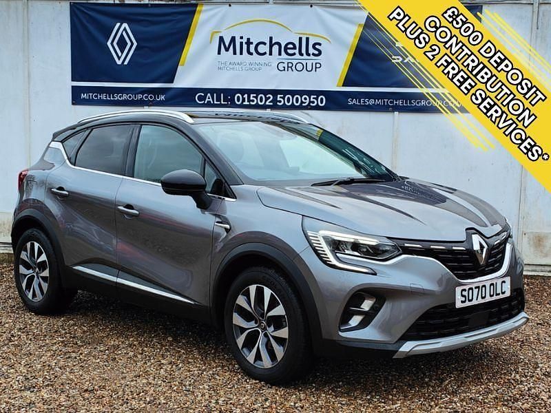Oyster grey with black roof Used 2021 Renault Captur Version S SUV | £13,495 (Fair price) - Image 1/1