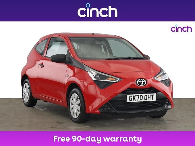 Red Used 2020 Toyota Aygo Hatchback | £7,649 (Good price) - Image 1/3