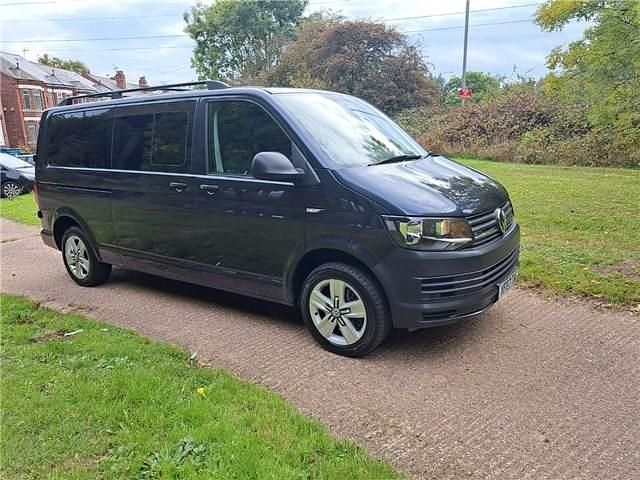 Metallic starlight blue Used 2017 VW Shuttle SE MPV | £18,999 - Image 1/4