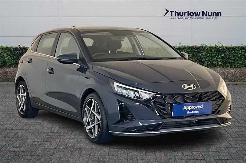 Used Hyundai i20 Premium 100 HP (73 kW) 2023 Aurora gray Hatchback