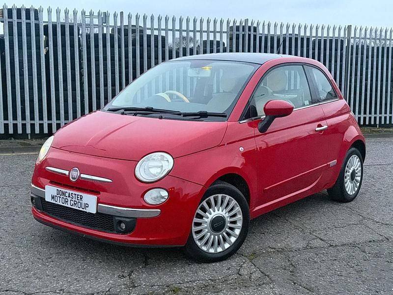 Used Fiat 500 Lounge 69 HP (50 kW) 2010 Red Hatchback