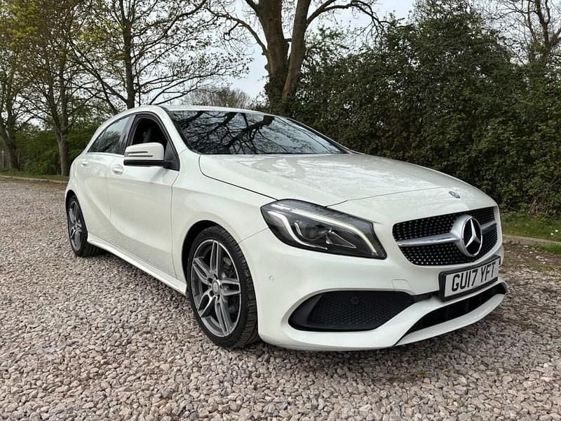 Used Mercedes A180 AMG line 2017 White Hatchback