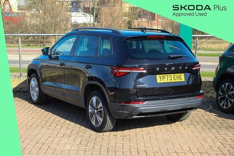 Used Skoda Karoq SE Drive 150 HP (110 kW) 2023 Black magic pearl effect SUV