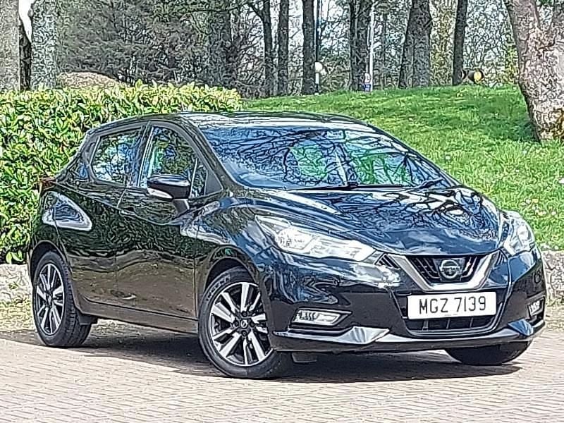 Usado Nissan Micra Acenta 71 HP (52 kW) 2019 Preto Citadino