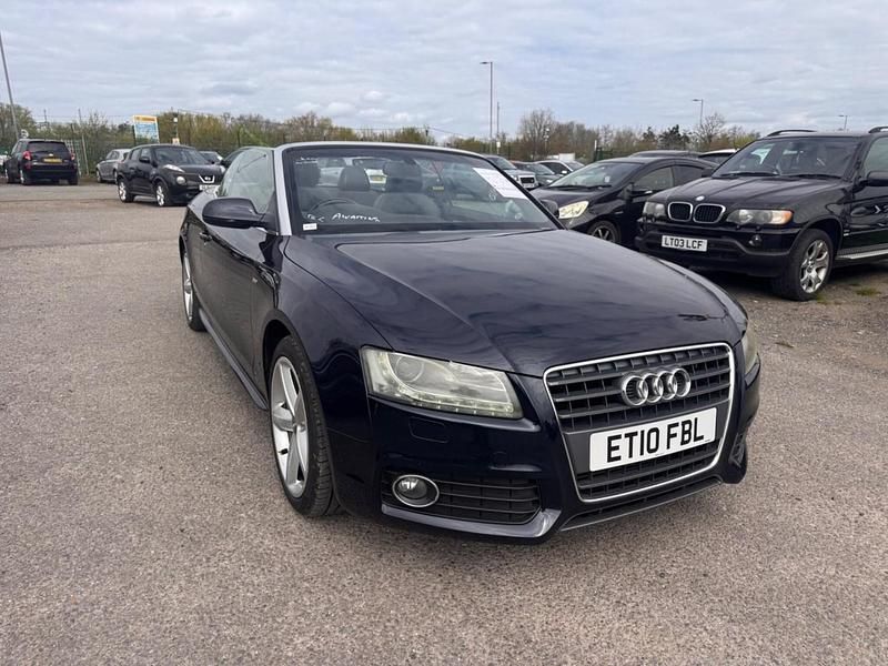 Begagnad Audi A5 Cabriolet S-Line 160 HK (117 kW) 2010 Blå Cab
