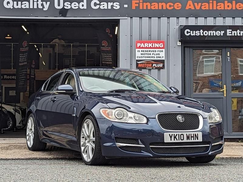 Blue Used 2010 Jaguar XF Premium Luxury Sedan | £5,490 (Fair price) - Image 1/4
