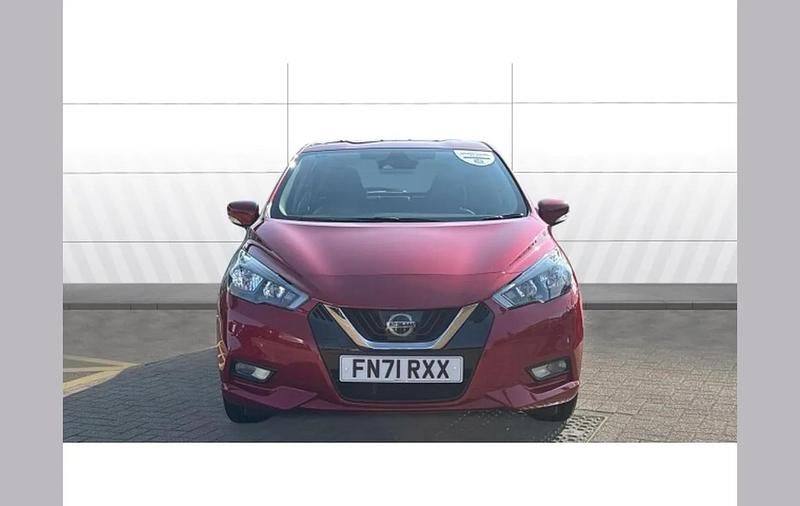 Used Nissan Micra Acenta 91 HP (66 kW) 2021 Red Hatchback