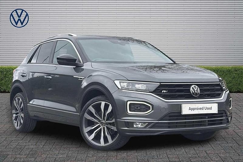 Begagnad VW T-Roc R-line 150 HK (110 kW) 2021 Grå SUV