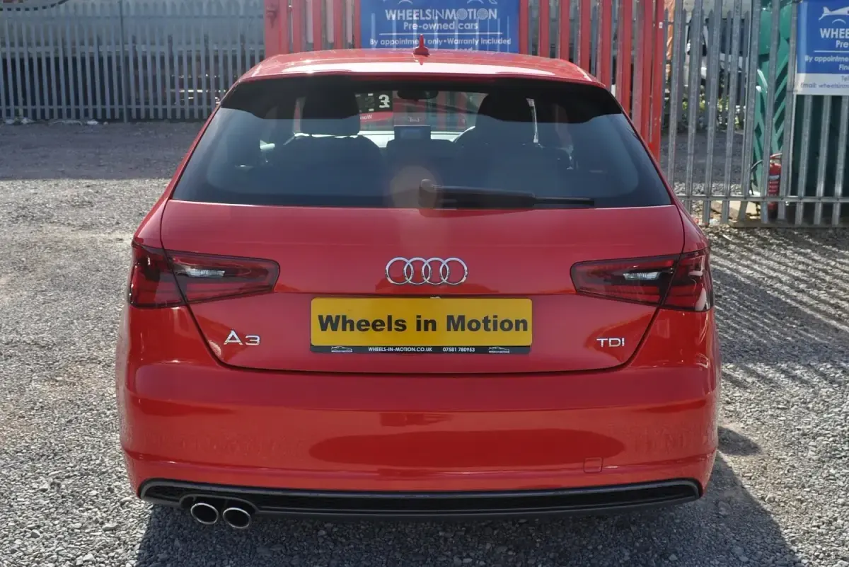 Used Audi A3 S-Line 150 HP (110 kW) 2013 Red Hatchback