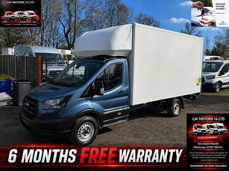 Begagnad Ford Transit 130 HK (95 kW) 2022 Blå Cab