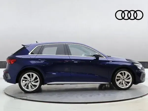 Used Audi A3 e-tron S-Line 2021 Blue Hatchback