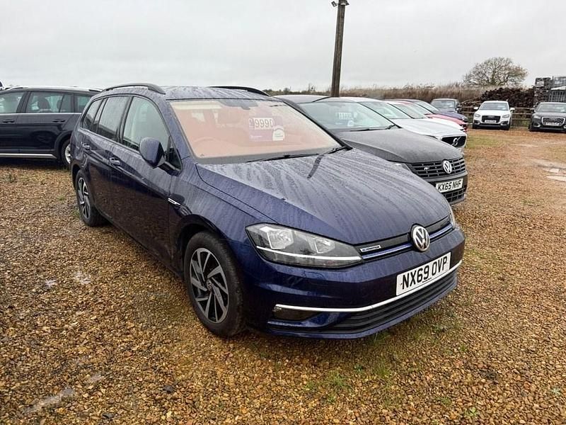 Blue Used 2019 VW Golf VII Match Estate | £9,949 (Fair price) - Image 1/4
