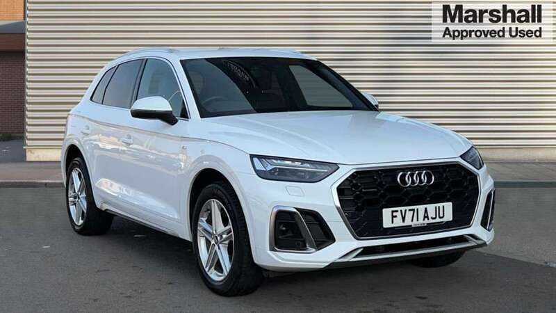 White Used 2021 Audi Q5 S-Line SUV | £28,371 (Good price) - Image 1/2
