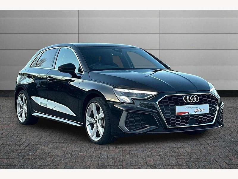 Black Used 2023 Audi A3 S-Line Hatchback | £22,850 (Fair price) - Image 1/4