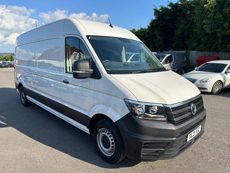 White Used 2021 VW Crafter Trendline Van | £17,999 (Fair price) - Image 1/4