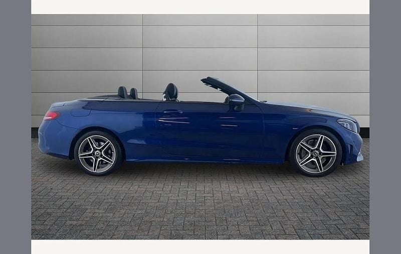 Used Mercedes C300 AMG Line Premium 245 HP (180 kW) 2019 Blue Cabriolet