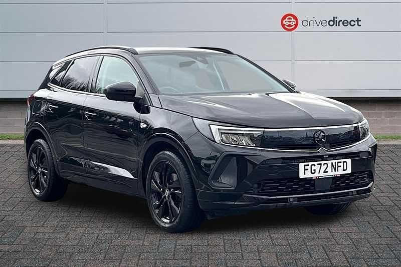 Used Vauxhall Grandland X GS Line 130 HP (95 kW) 2022 Black SUV