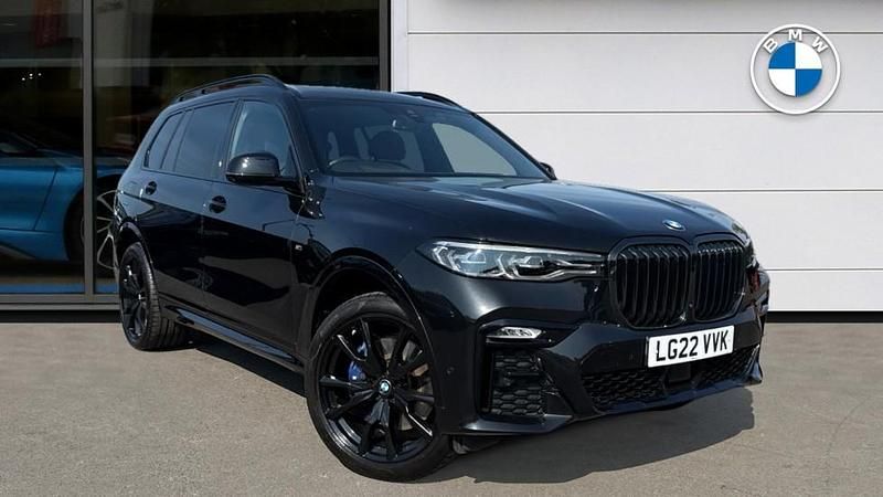 Black Used 2022 BMW X7 M Sport SUV | £53,806 (Good price) - Image 1/4
