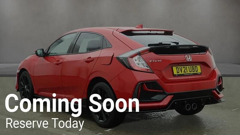 Used Honda Civic Sport 182 HP (133 kW) 2021 Red Hatchback