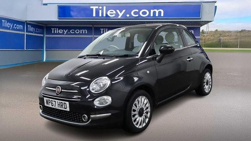 Used Fiat 500 Lounge 69 HP (50 kW) 2017 Black Hatchback