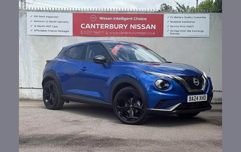 Blue Used 2024 Nissan Juke Tekna SUV | £20,000 (Expensive) - Image 1/4