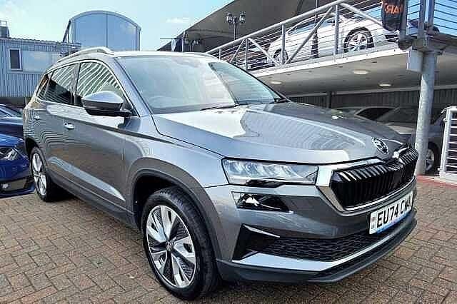 Graphite grey metallic Used 2024 Skoda Karoq SE L SUV | £24,280 (Good price) - Image 1/4