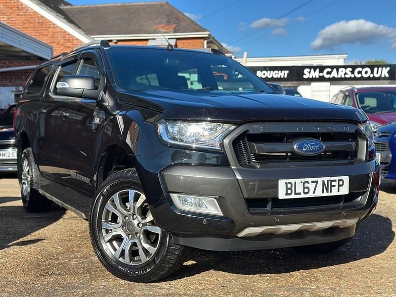 Black Used 2017 Ford Ranger Wildtrack Pickup | £13,995 (Fair price) - Image 1/4