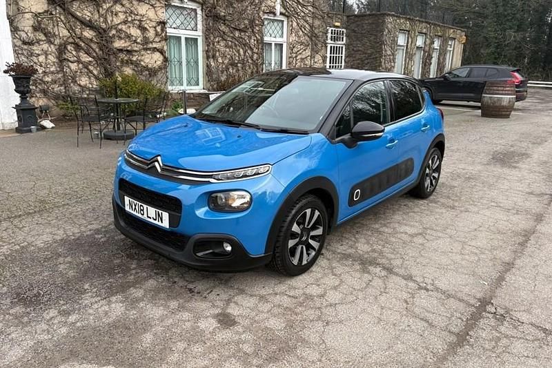 Used Citroën C3 Flair 110 HP (80 kW) 2018 Blue Hatchback
