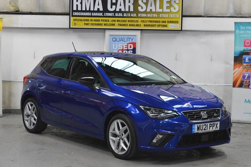 Used Seat Ibiza FR 115 HP (84 kW) 2021 Blue Hatchback
