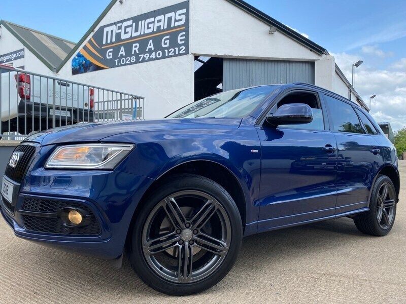 Scuba blue Used 2016 Audi Q5 S-line plus SUV | £12,000 (Fair price) - Image 1/3