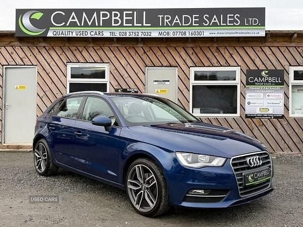 Blue Used 2014 Audi A3 Hatchback | £7,395 (Good price) - Image 1/4