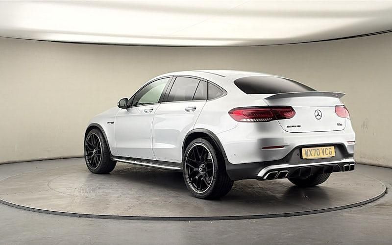 Used Mercedes GLC63 AMG Premium Plus 476 HP (350 kW) 2019 Iridium silver Coupe