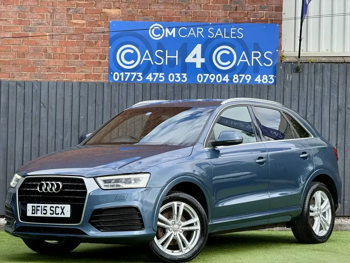 Used Audi Q3 S-Line 150 HP (110 kW) 2015 Blue SUV
